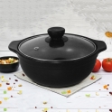 Nồi đất nung chịu nhiệt nắp thủy tinh 1,2 lít NodaCook
