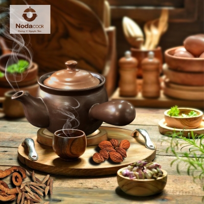 Ấm sắc thuốc 2 lít (Màu nâu)