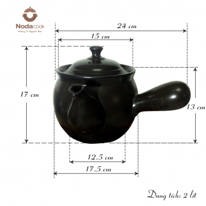 Ấm sắc thuốc NodaCook pha trà thảo mộc