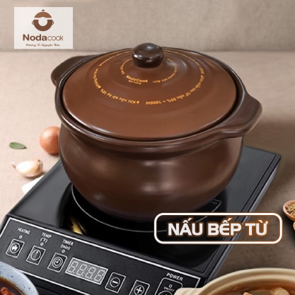 nồi đất nấu bếp từ nâu 2 lít