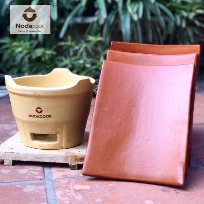 Bếp nướng kèm bộ ngói nướng