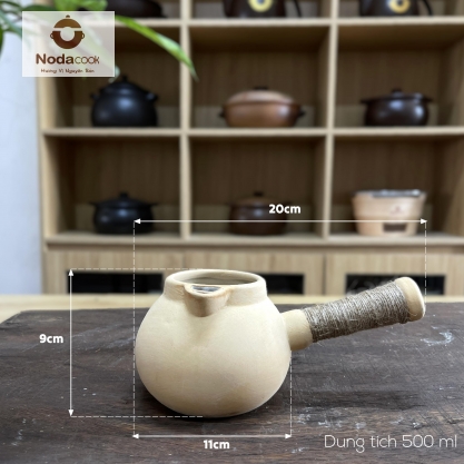 kích thước ấm đun trà sữa nướng 500ml